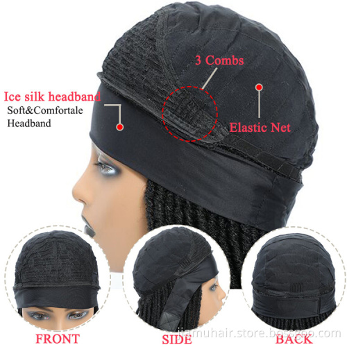Long Dreadlocks Wig For Women Goddess Braid Headband Wig  Synthetic Braiding Crochet Hair Wigs
